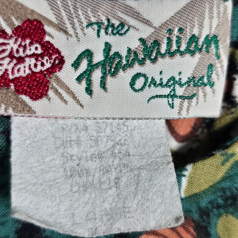VTG Hilo Hattie Hawaii Midi Dress Matching Hawaiian Shirt Set Woman Medium/Large - Picture 5 of 13